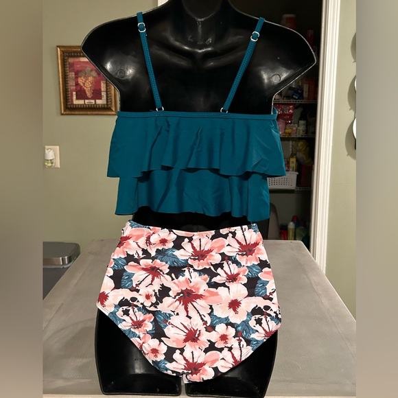 VeMee Bikini Swimsuit for Women High Waisted Bikini Two Piece Tankini Size S - Picture 9 of 11